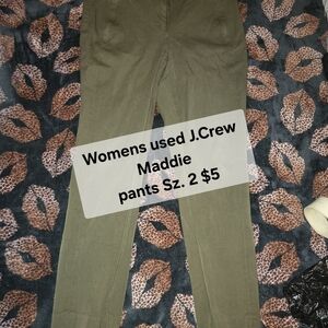 J. Crew Green Skinny Pants Versatile Style
